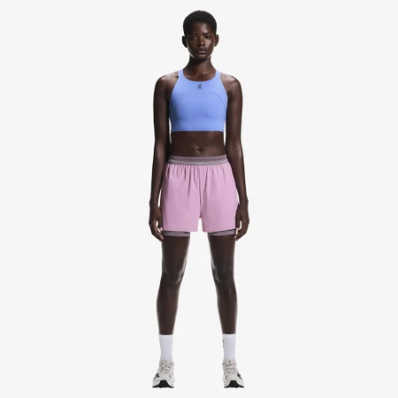 On 3in Performance 2-in-1 Shorts in Sakura