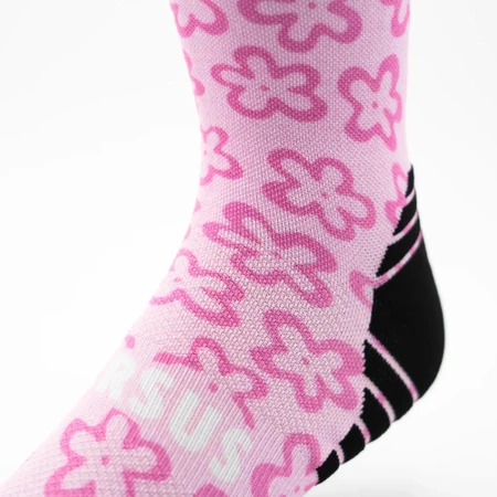 Versus Active Socks in Pink Flower