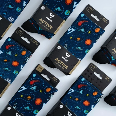 Versus Active Socks in Space Venture