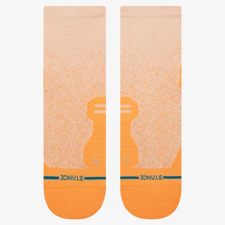 Stance Run Light Quarter Socks in Mango