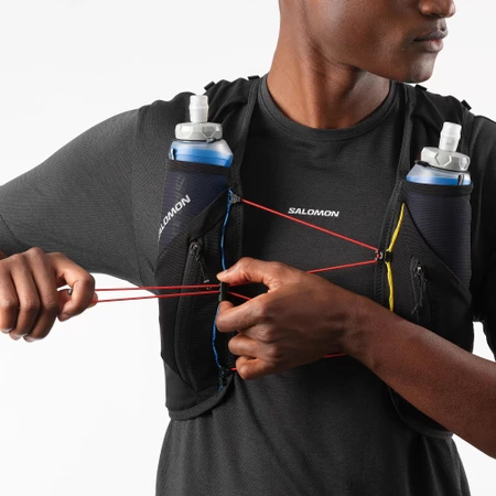 Salomon Adv Skin 12 Set in Black/White