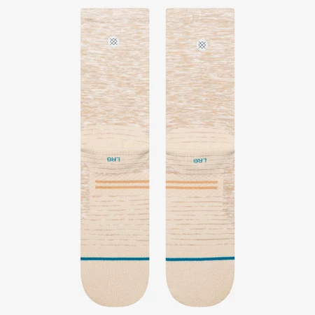 Stance Run Light Crew Socks in Oatmeal