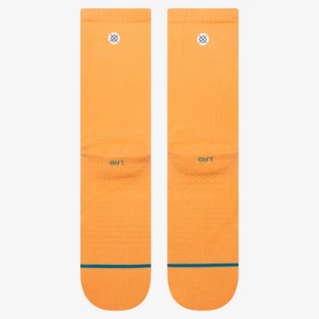 Stance Run Light Crew Socks in Mango
