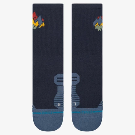 Stance Run Light Crew Socks in Navy