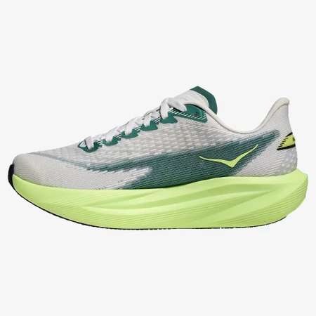Hoka Mach 7 in Frost/Neon Yuzu