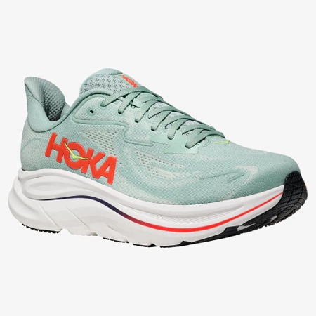Hoka Clifton 10 in Sage/Flame