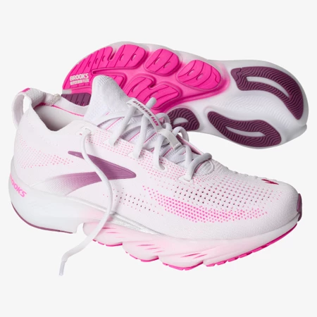 Brooks Glycerin Flex in White/Pink