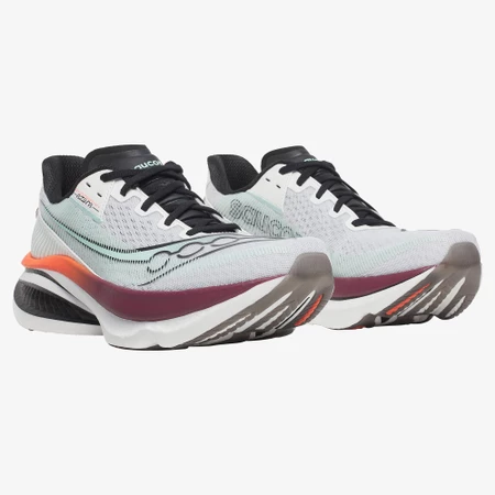 Saucony Endorphin Azura in White/Crimson