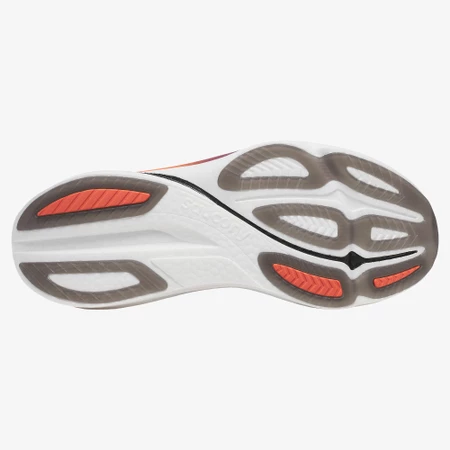 Saucony Endorphin Azura in White/Crimson