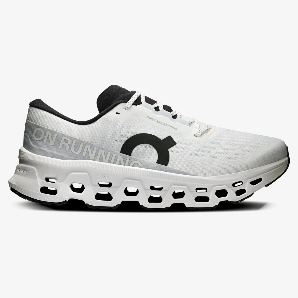 On Cloudmonster 3 in White/White