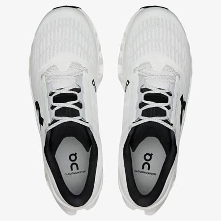 On Cloudmonster 3 in White/White