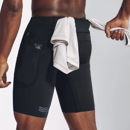 Janji 8in Trail Half Tights in Midnight