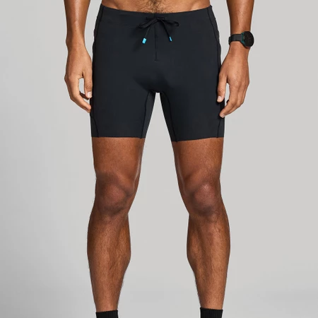 Janji 6in Trail Half Tights in Midnight