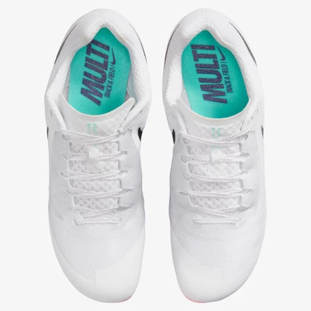 Nike Zoom Rival Multi in White/Crimson