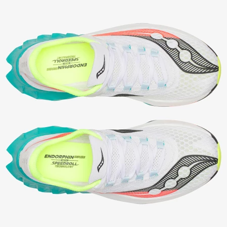 Saucony Endorphin PRO 4 in White Mutant