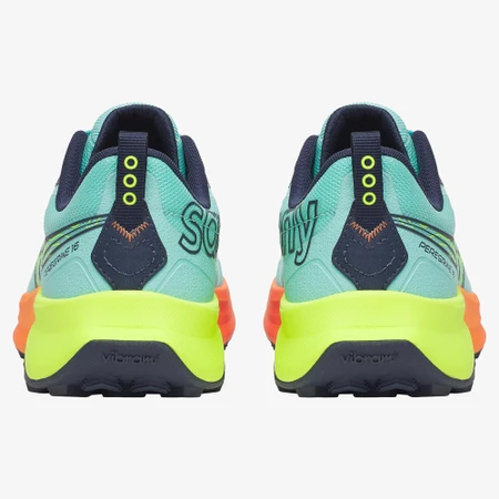 Saucony Peregrine 16 in Blue/Citrus