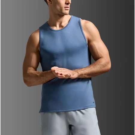 2XU Aero Mesh Tank in Indigo
