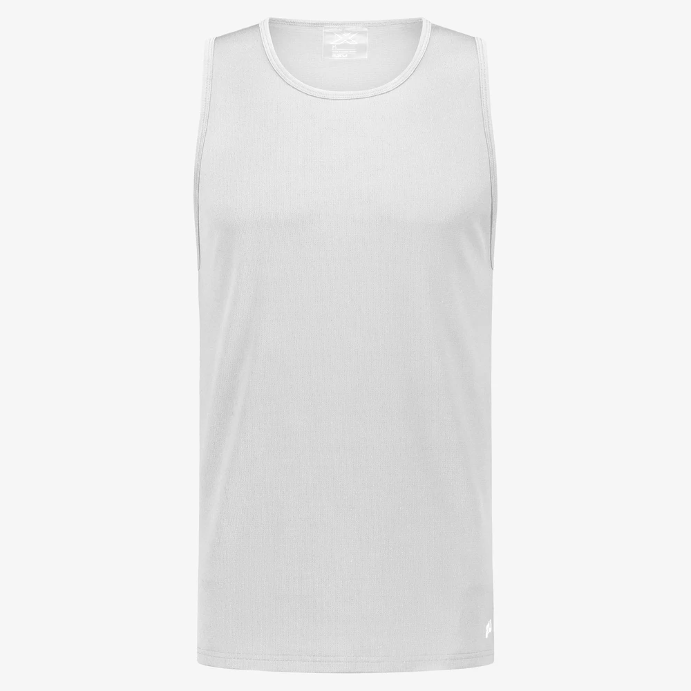 2XU Aero Mesh Tank in White/Silver
