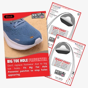 Brit Patch Big Toe Hole Preventer