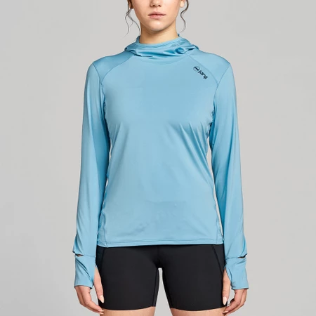 Janji Sunchaser 50 Hooded Top in Celeste