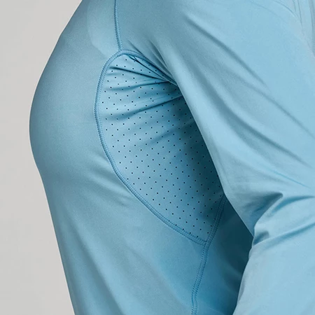 Janji Sunchaser 50 Hooded Top in Celeste