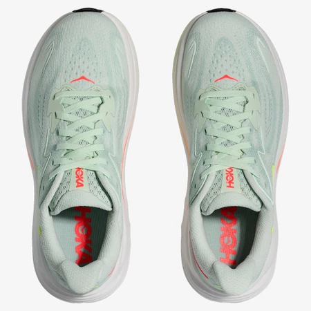 Hoka Clifton 10 in Sea Glass/Flame