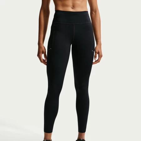 Nike Swift High-Waisted 7/8 Running Leggings in Black