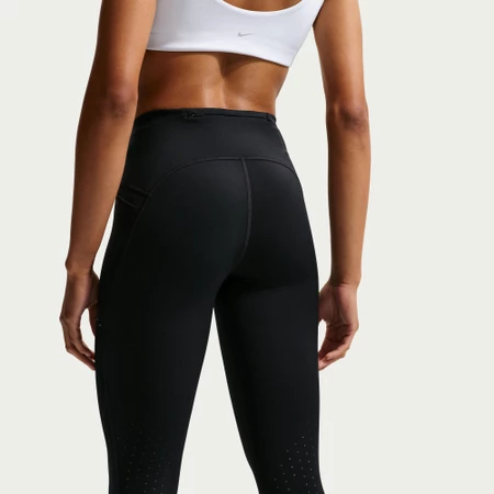 Nike Swift High-Waisted 7/8 Running Leggings in Black