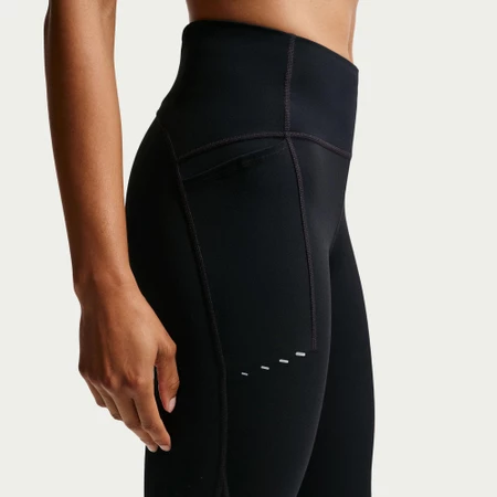 Nike Swift High-Waisted 7/8 Running Leggings in Black