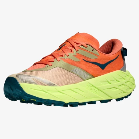 Hoka Speedgoat 7 in Orange/Green
