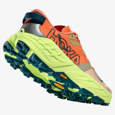 Hoka Speedgoat 7 in Orange/Green