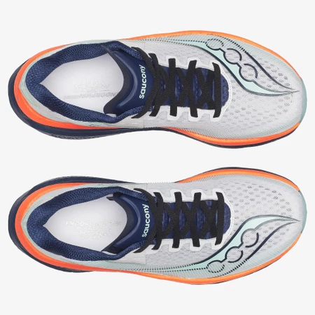 Saucony Endorphin Azura in White/Navy