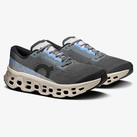 On Cloudmonster 3 in Rock