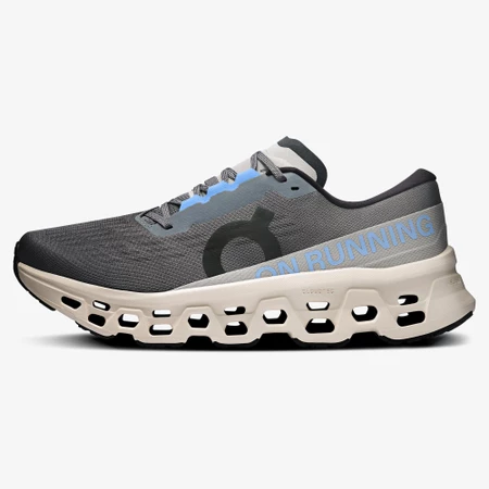 On Cloudmonster 3 in Rock