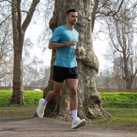 Janji Run All Day Tech Tee in Cerulean