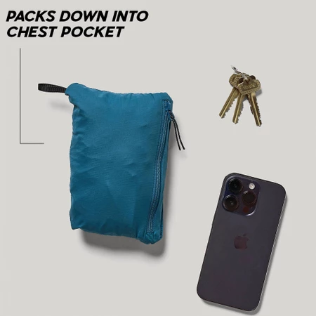 Janji Zephyrunner Wind Shell Jacket in Tidal