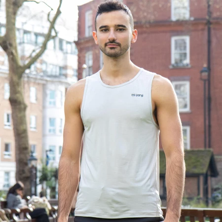 Janji Run All Day Tank in Mist