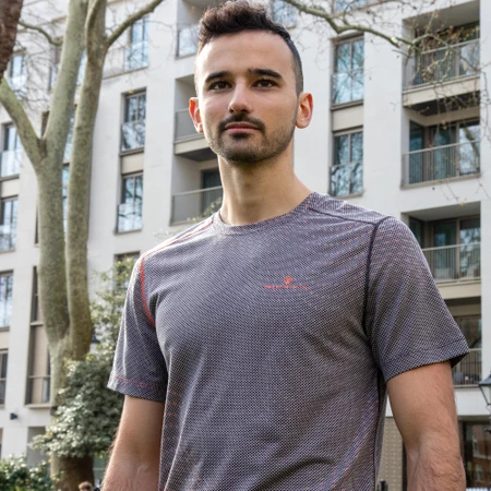 Ronhill Tech Golden Hour Tee in Ronhill Red