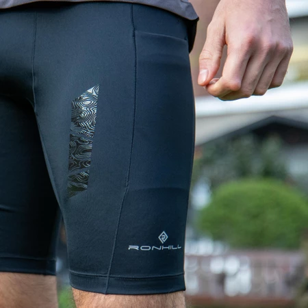 Ronhill Tech All-Terrain 10in Stretch Shorts in Black