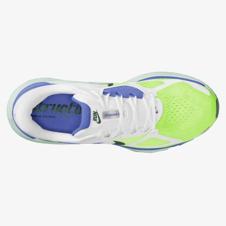 Nike Structure Plus in White/Volt