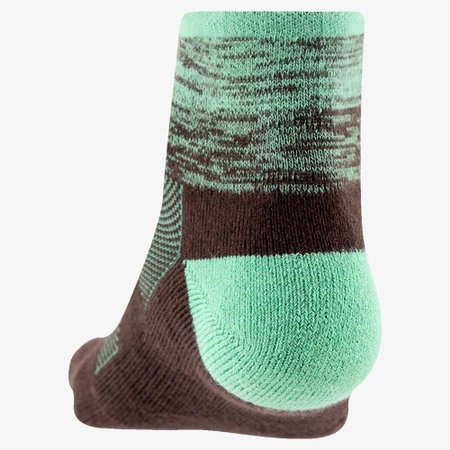 Injinji Trail Midweight Mini Crew Toe Socks in Mint