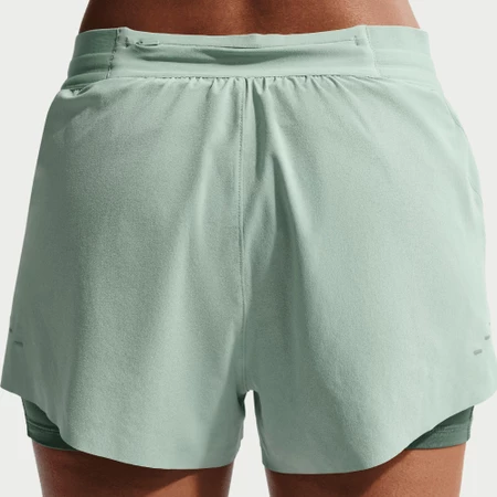 Nike Swift Mid-Rise 2-in-1 Shorts in Steam