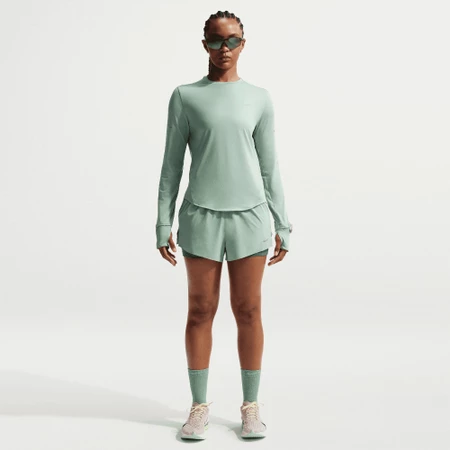 Nike Swift Mid-Rise 2-in-1 Shorts in Steam