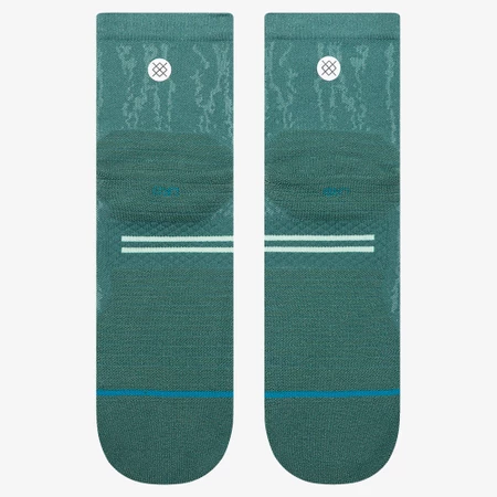 Stance Run Light Quarter Socks in Teal