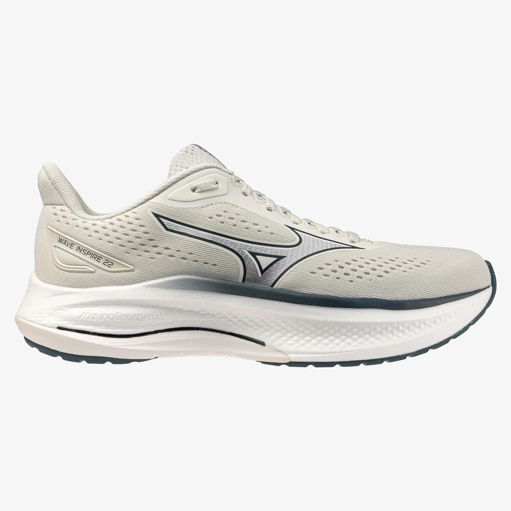 Mizuno Wave Inspire 22 in Grey/Navy