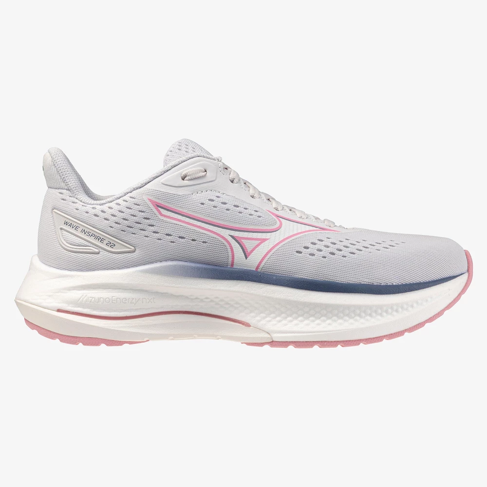 Mizuno Wave Inspire 22 in Light Blue/Navy