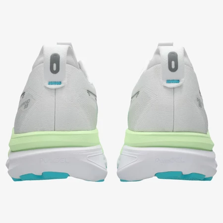 Asics Gel Kayano 33 in White/Aqua
