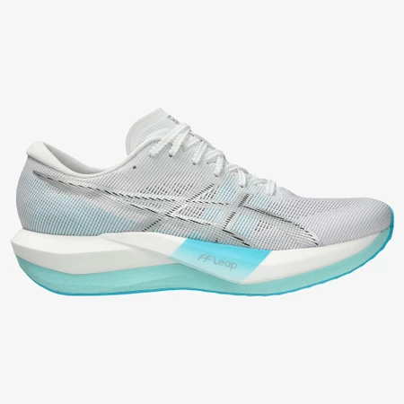Asics Magic Speed 5 in White/Silver