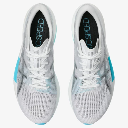 Asics Magic Speed 5 in White/Silver