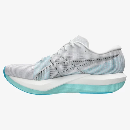 Asics Magic Speed 5 in White/Silver